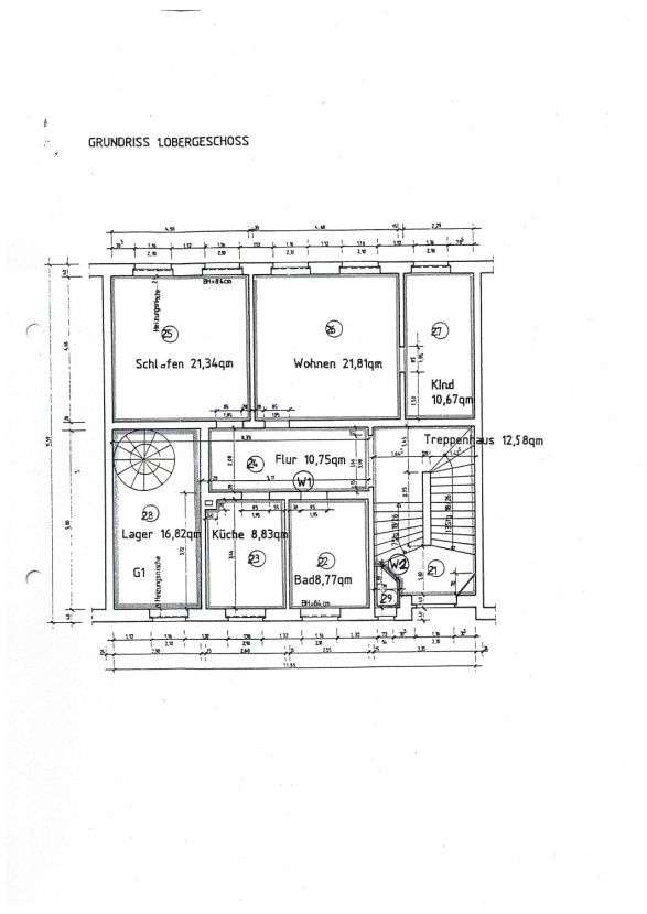 ZENTRUMSNAH ! SCHÖNE 2,5 RAUMWOHNUNG MIT LAMINAT & TAGESLICHTBAD MIT